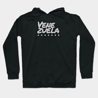 White Venezuela 7 Estrellas Silver Hoodie